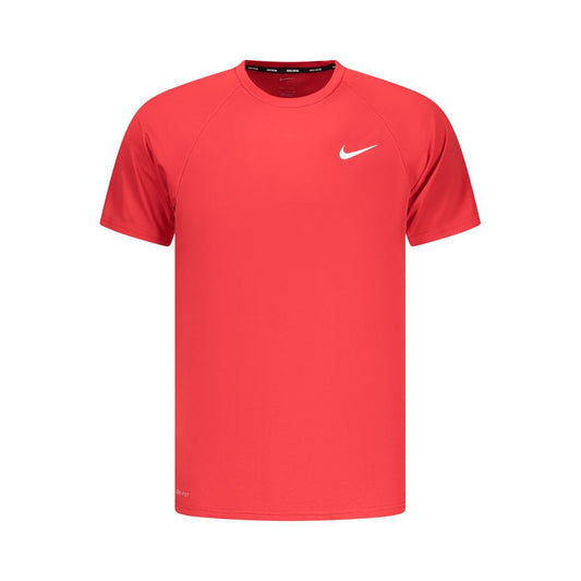 Red Polyester Men's T-Shirt