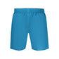 Blue Polyester Men's Swimwear