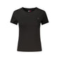 Black Cotton Women's T-Shirt