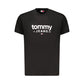 Black Cotton Mens T-Shirt