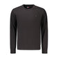 Black Cotton Men's Sweater