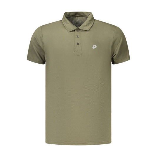 Green Polyester Polo Shirt