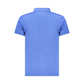 Blue Polyester Polo Shirt