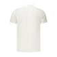 White Polyester Men's Polo Shirt