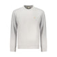 Gray Cotton Men Sweatshirt