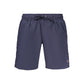 Blue Polyamide Men's Swim Boxer