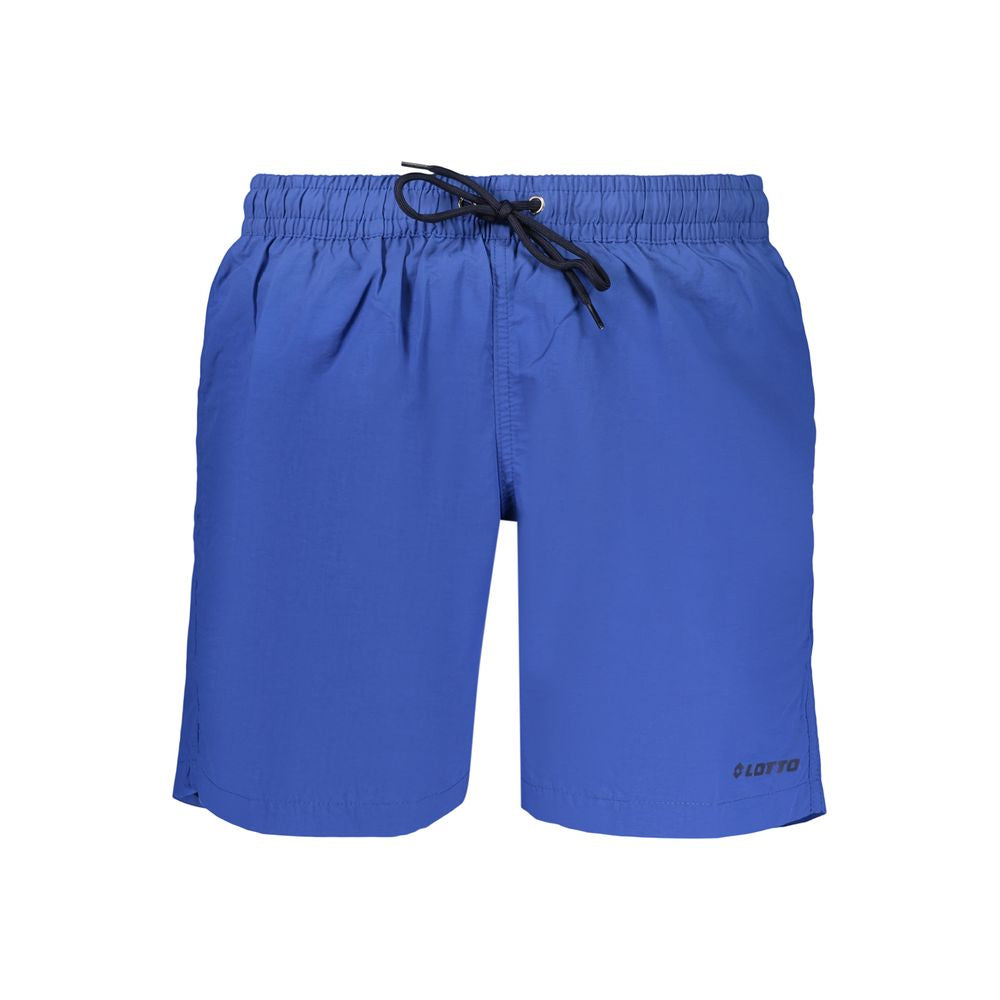 Blue Polyamide Men Swimwear