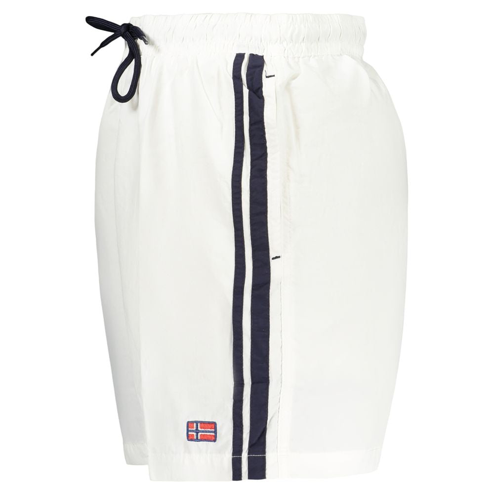 Bianco Polyamide Men's Swimwear