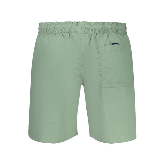 Green Polyamide Men's Swimwear