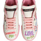 White Pink Portofino Royal Pig Sneakers Shoes
