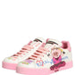 White Pink Portofino Royal Pig Sneakers Shoes