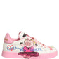 White Pink Portofino Royal Pig Sneakers Shoes
