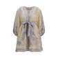 Multicolor Linen Casual Dress