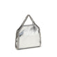 Silver Polyester Shoulder Bag