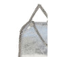 Silver Polyester Shoulder Bag