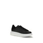 Black Calf Leather Bos Taurus Platform Sneakers