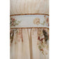 Beige Linen Casual Dress