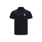 Black Cotton Polo Shirt