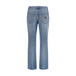 Blue Cotton Relaxed Fit Jeans