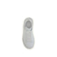 White Calf Leather Bos Taurus Platform Sneakers