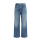 Blue Cotton Relaxed Fit Jeans