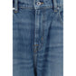 Blue Cotton Relaxed Fit Jeans