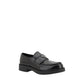 Black Calf Leather Bos Taurus Platform Loafers