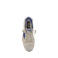 White Goatskin Low Top Sneakers