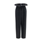Black Wool Oves Aries Casual Pants