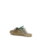 Beige Calf Leather Bos Taurus Athletic Sneakers
