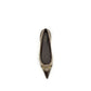 Beige Polyester Ballet Flats