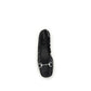 Black Calf Leather Bos Taurus Ballet Flats
