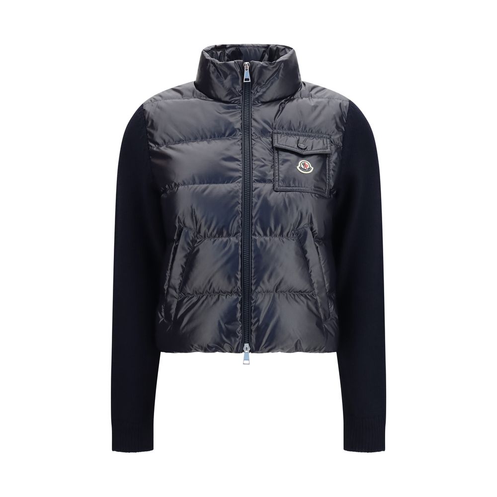 Blue Polyamide Cardigan