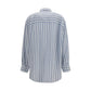 Blue Silk Shirt