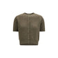 Bicolor Cashmere Cardigan