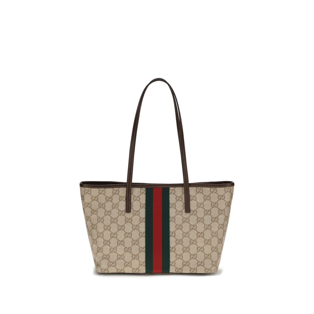 Beige Fabric Handbag