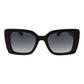 Burgundy Acetate Sunglasses