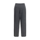 Gray Cashmere Casual Pants