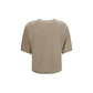 Beige Cashmere T-Shirt