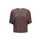 Purple Cashmere Sweatshirt