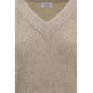 Beige Cashmere Sweatshirt