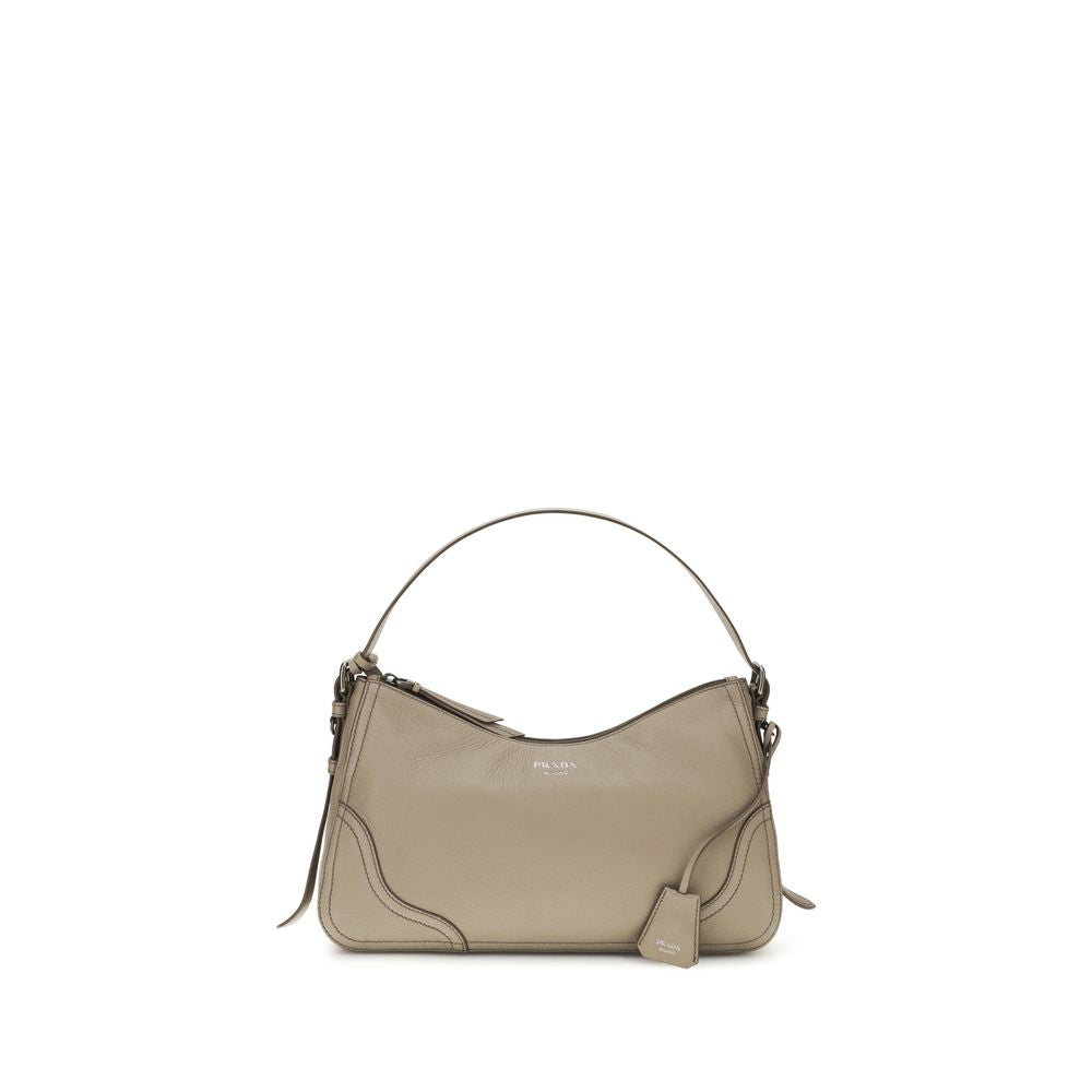 Gray Calf Leather Bos Taurus Backet Bag