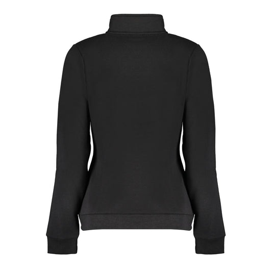 Black Cotton Women's Sweatshirt