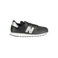 Black Polyester Men Sneaker