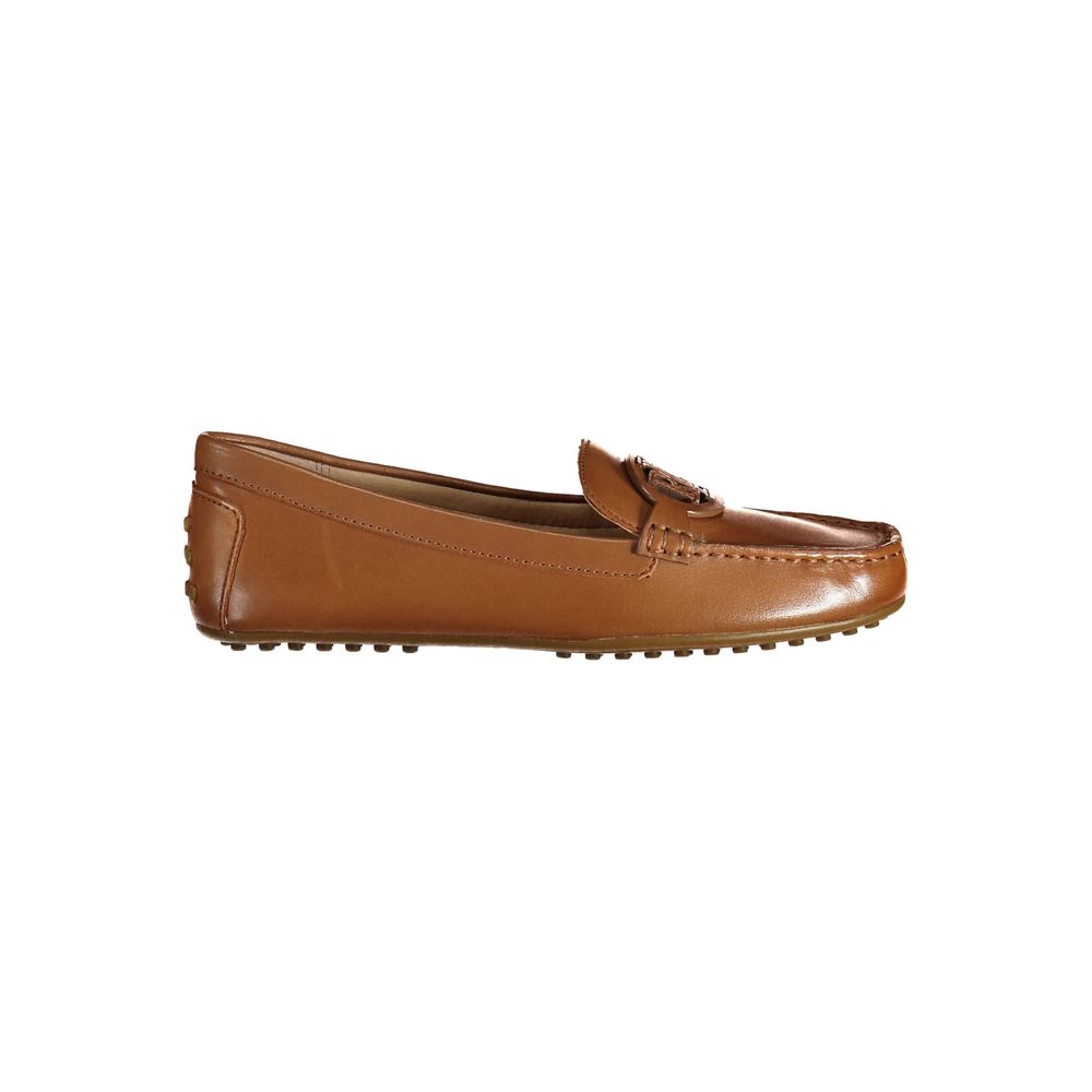 Brown Leather Women's Shoe