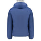Blue Polyamide Men Jacket