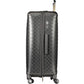 Black Polyurethane Women's Travel Bag