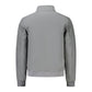 Gray Polyester Men's Jacket