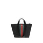 Black Fabric Shoulder Bag