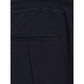 Blue Cotton Joggers (Workout Pants)